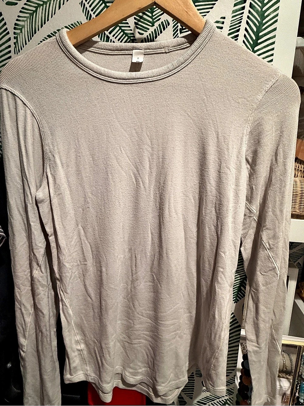 lululemon Hold Tight Long-Sleeve Shirt Gray Small